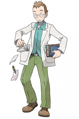 Professor Elm Cosplay Costume from Pokemon Scarlet and Violet