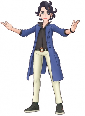 Pokémon プラターヌ博士 コスチューム (ブルー)