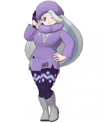 Melony Cosplay Costume (Purple) from Pokemon Sword and Shield