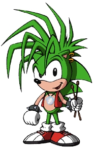 Manic The Hedgehog Cosplay Costume from Sonic Underground