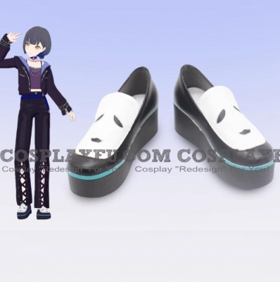 Project Sekai: Colorful Stage! feat. Hatsune Miku Shiraishi An (Project Sekai: Colorful Stage! feat. Hatsune Miku) chaussures (Black and White)