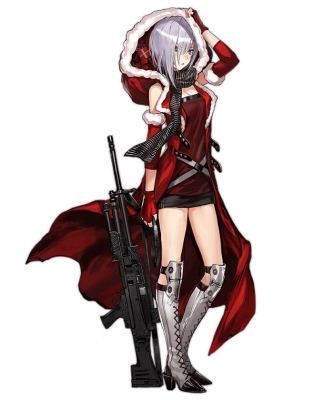 Gr MG5 Cosplay Costume (Red) from Girls' Frontline