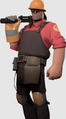 Team Fortress 2 Red Engineer Traje