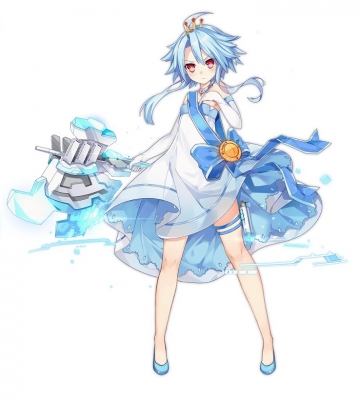 White Heart Cosplay Costume (Goddesses' Humility) from Azur Lane