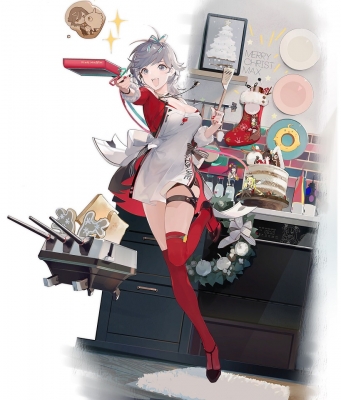 Seattle Cosplay Costume (Christmas) from Azur Lane