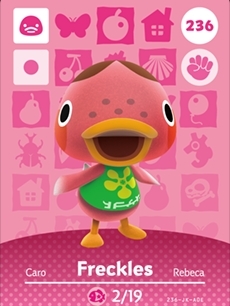 Freckles Plush from Animal Crossing