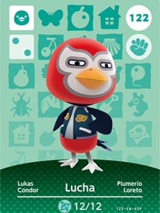 Lucha Plush from Animal Crossing
