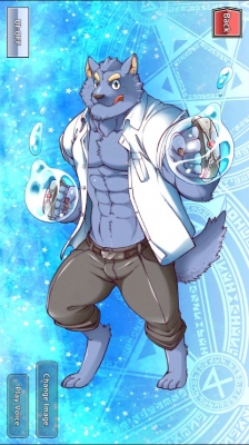 Blue Wolf Plush from Tokyo Afterschool Summoners