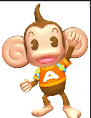 Super Monkey Ball Baby(Super Monkey Ball) juguete de peluche (Super Monkey Ball)