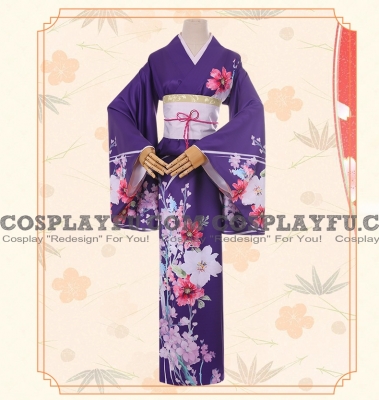 To Aru Majutsu no Index Mikoto Misaka Kostüme (Kimono)