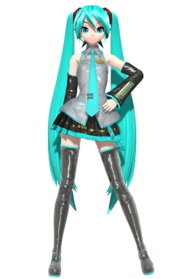 Miku Cosplay Costume from Vocaloid