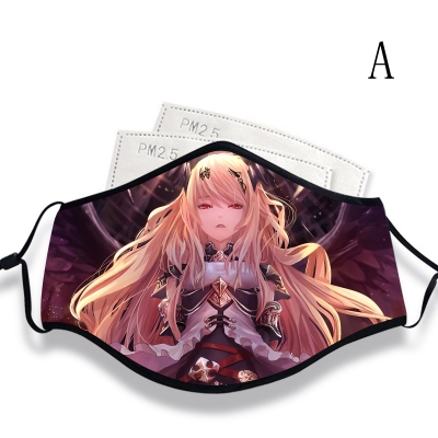 Genesis Amira Face Mask for Adults (Cotton, Washable, Reusable) with Pocket with Nose Wire（2nd) from Rage of Bahamut