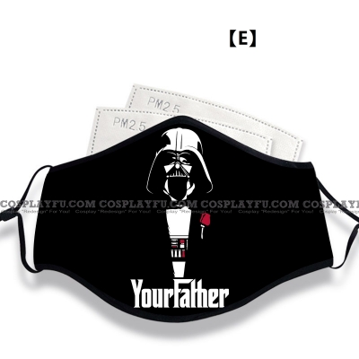 Star Wars Darth Vader Cosplay (Coton, Washable, Reusable)
