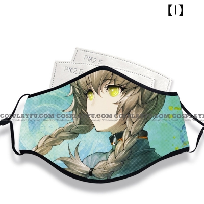 Suzuha Amane Face Mask for Adults (Cotton, Washable, Reusable) with Pocket with Nose Wire from Steins;Gate