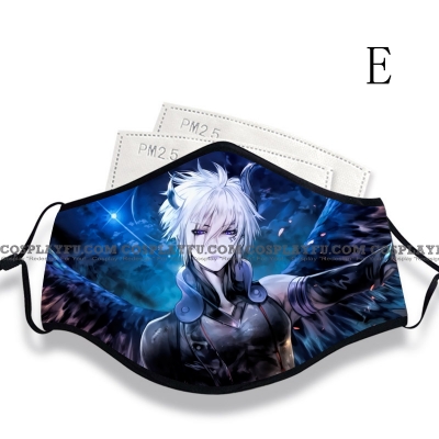 Azazel Face Mask for Adults (Cotton, Washable, Reusable) with Pocket with Nose Wire (6th) from Rage of Bahamut