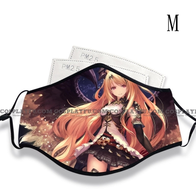 Dark Angel Olivia Face Mask for Adults (Cotton, Washable, Reusable) with Pocket with Nose Wire (14th) from Rage of Bahamut