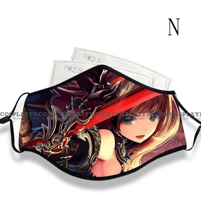 Rage of Bahamut Forte Cosplay (Cotone, Washable, Reusable)