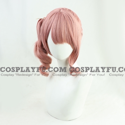 Mochizuki Honami Wig (Medium Curly Pink, Pony Tail) from Project Sekai: Colorful Stage! feat. Hatsune Miku