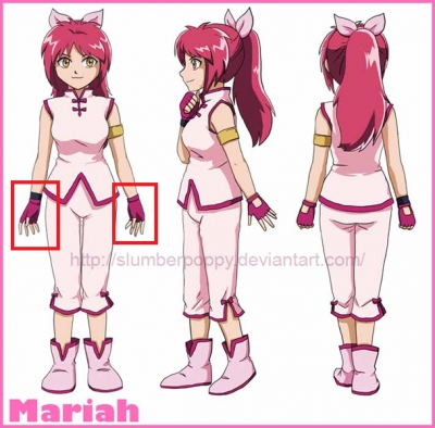 Mariah Gloves Accessories from Beyblade