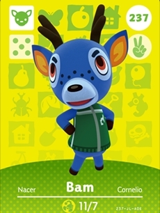Bam Plush from Animal Crossing
