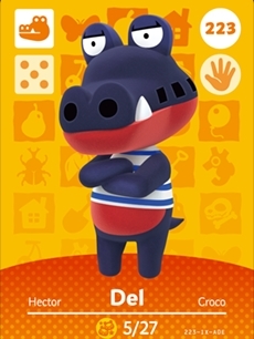 Del Plush from Animal Crossing