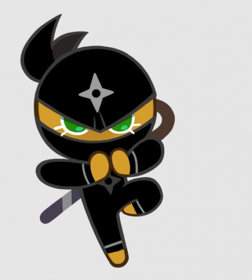 Ninja Cookie Cosplay Costume (Black) from Cookie Run
