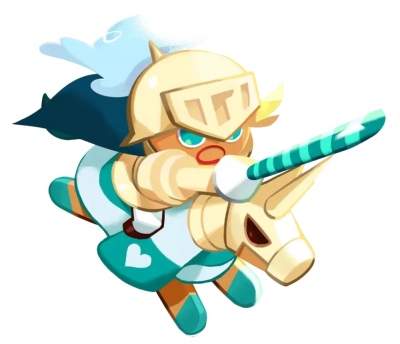 Knight Cookie Cosplay Costume (Cream) from Cookie Run