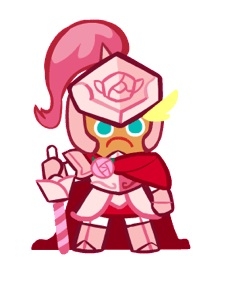 Cookie Run Knight Cookie Disfraz (Strawberry Pink)