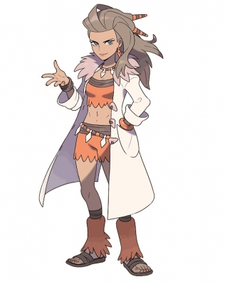 Pokémon Scarlet and Violet Professor Sada 복장