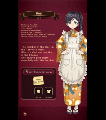 Ruri Cosplay Costume from Tasokare Hotel