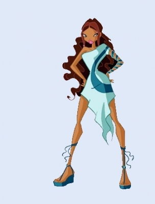 Aisha Cosplay Costume (Season 2, Formal Form) from Winx Club