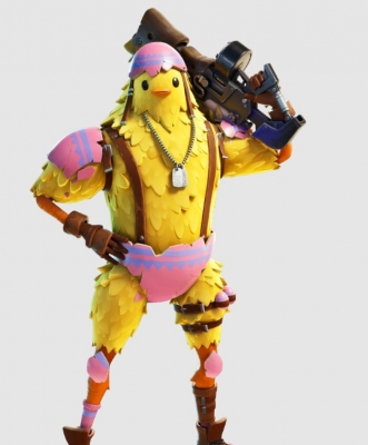 Cluck Cosplay Costume from Fortnite