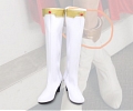 La Belle Fille Masquée Poitrine Yuko Murakami Schuhe (White Boots)