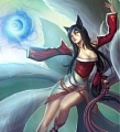 League of Legends Ahri la volpe a nove code Costume (Rosso)