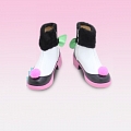 Косплей Short белый черный розовый обувь (716)