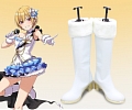 The Idolmaster Cinderella Girls Frederica Miyamoto Zapatos (White Boots)