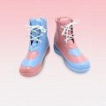 Cosplay Corto Mixed Blu Rosa Scarpe (469)