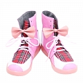 Cosplay kurz Rosa with Ribbons Schuhe (481)