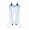 Cosplay Médio Branco Azul Boots Cosplay (485)