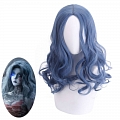 Elden Ring Ranni the Witch Parrucca (Media, Curly, Blue)