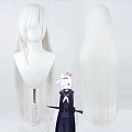 Plana Wig (White, Long, Straight, 6851) from Blue Archive