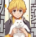 Kimetsu no Yaiba Agatsuma Zenitsu Traje (Happy Cat)