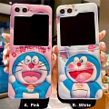 Z Flip 5 Japanese Azul Cat Telefone Case for Samsung Galaxy Z Flip 5 Cosplay