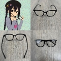 Azusa Nakano (Black) Glasses Accessory from K-ON
