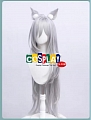 Sunaookami Shiroko Bad Future (with Ears) Wig from Blue Archive