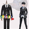 Alisaie Leveilleur (Black Suit) Cosplay Costume from Final Fantasy XIV