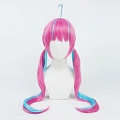 Minato Aqua Wig (Hololive, Long, Mixed Pink Blue, Twin Pony Tails) from Virtual YouTuber vtuber