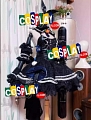 Usada Pekora (Black) Cosplay Costume from Virtual Youtuber