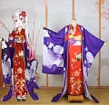 Virtual Youtuber Nakiri Ayame Disfraz (Kimono)