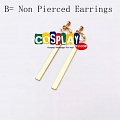 Eunectes Earrings from Arknights (Gold)